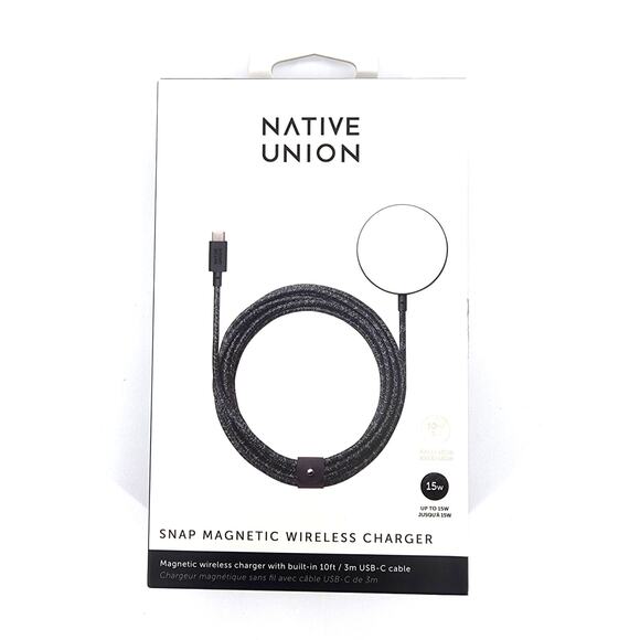 Native Union Snap Magnetic Wireless Charger – Dark Gray - Picture 1 of 3